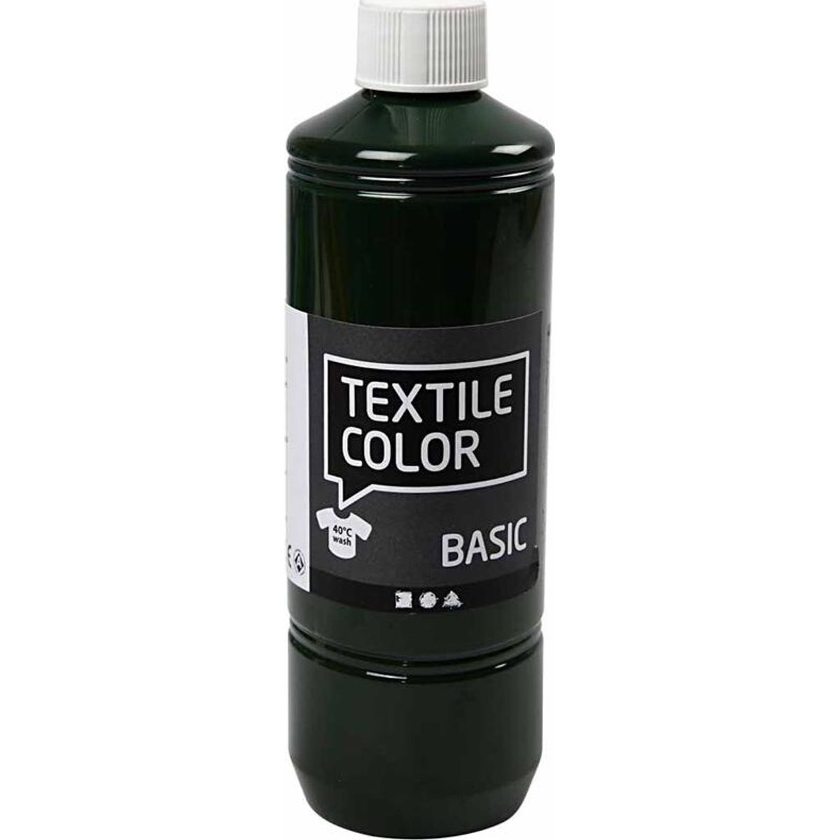 Tekstilmaling - Textile Color Basic - Olivengrøn 500 Ml