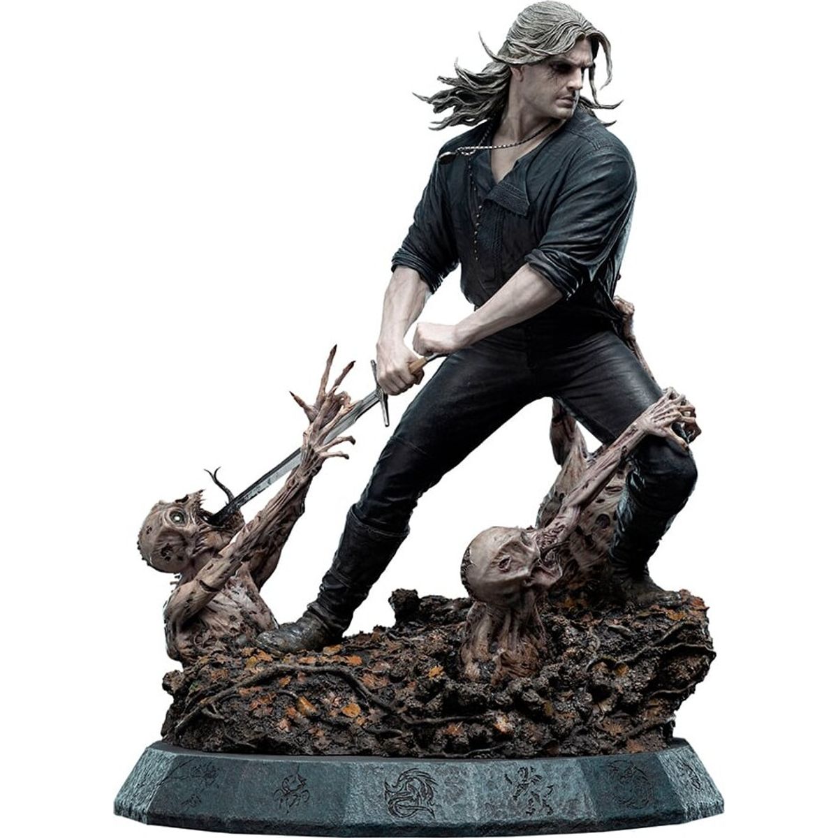 The Witcher - Geralt Den Hvide Ulv - Limited Statue Figur