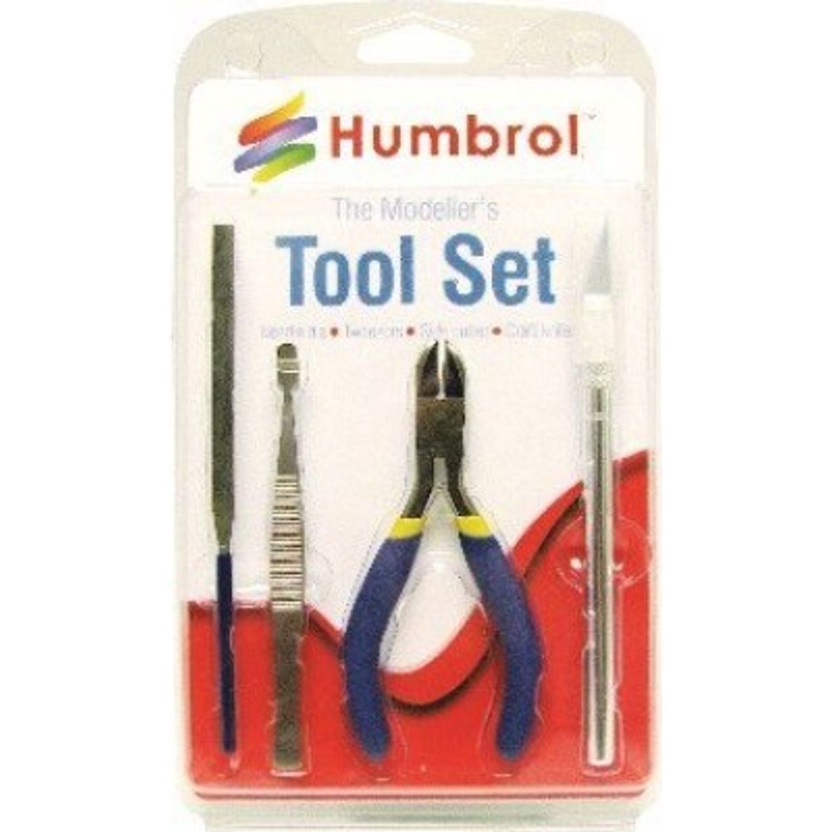 Humbrol - Værktøj Til Modelbygning - Modellers Tool Set - 4 Dele