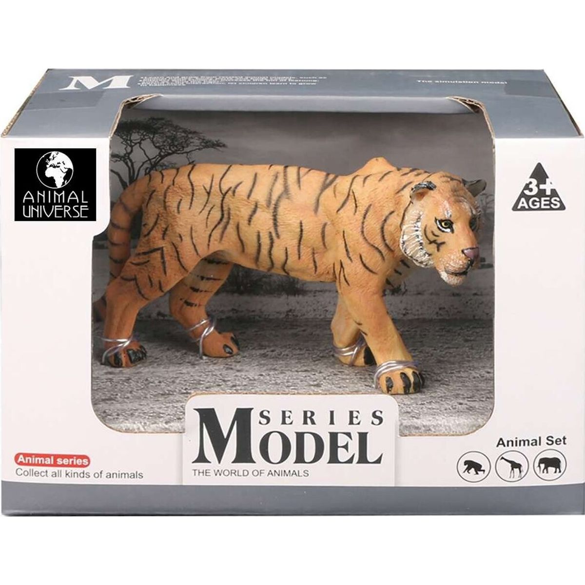 Tiger Figur - Model Series - Animal Universe - 16x9,5x11 Cm