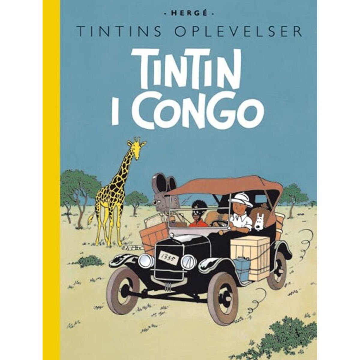 Tintins Oplevelser: Tintin I Congo - Retroudgave - Hergé - Tegneserie