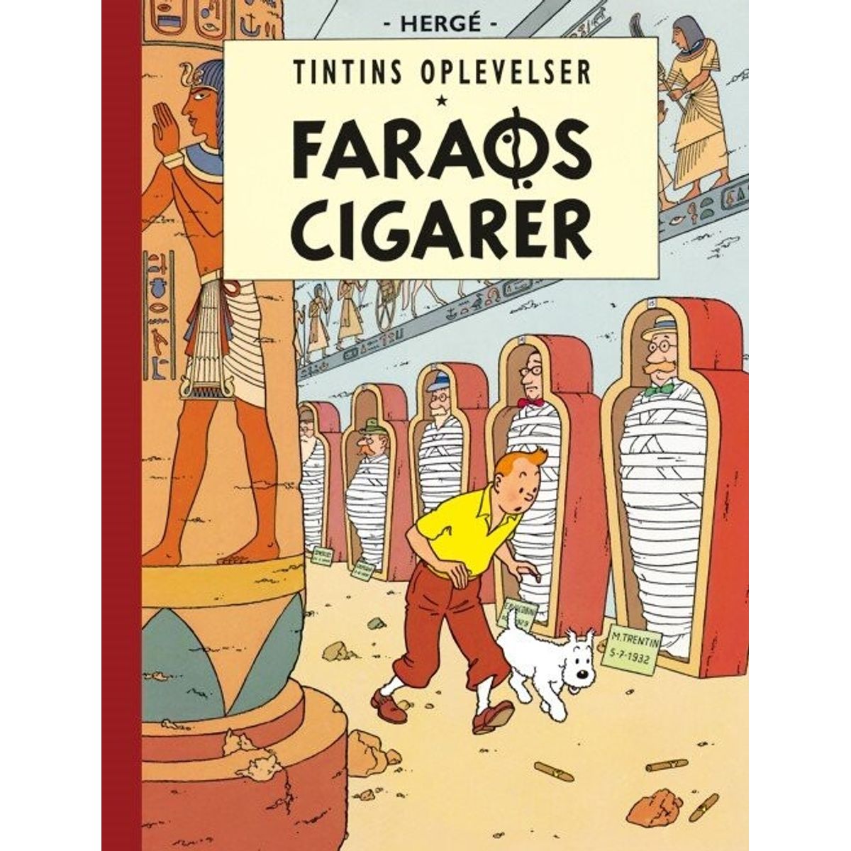 Tintins Oplevelser: Faraos Cigarer - Retroudgave - Hergé - Tegneserie