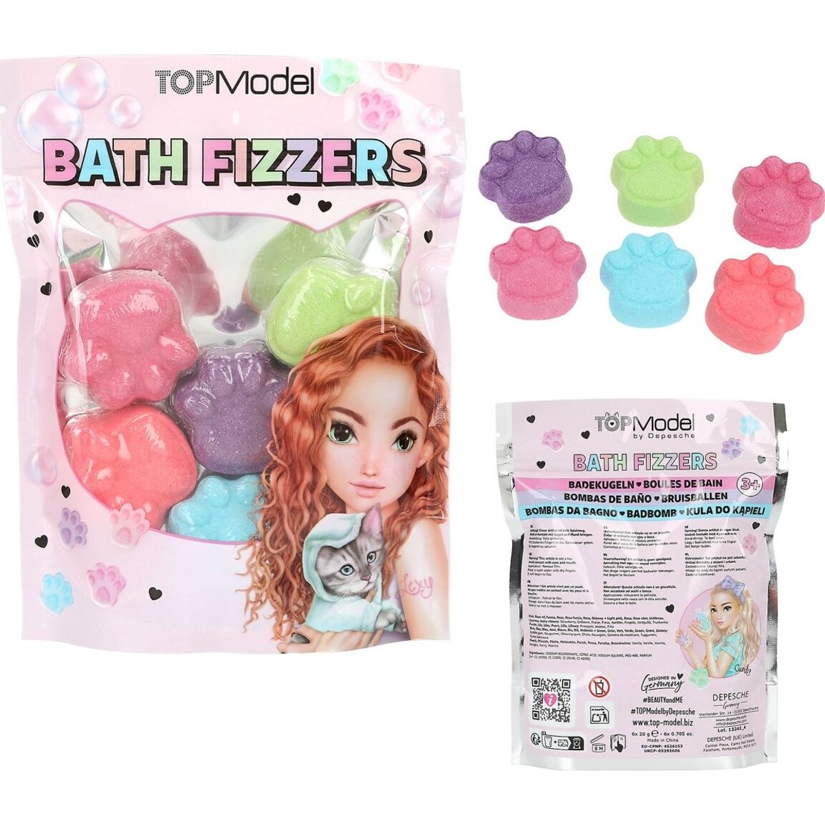 Top Model - Beauty And Me - Bath Fizzers - Badekugler - 6 Stk