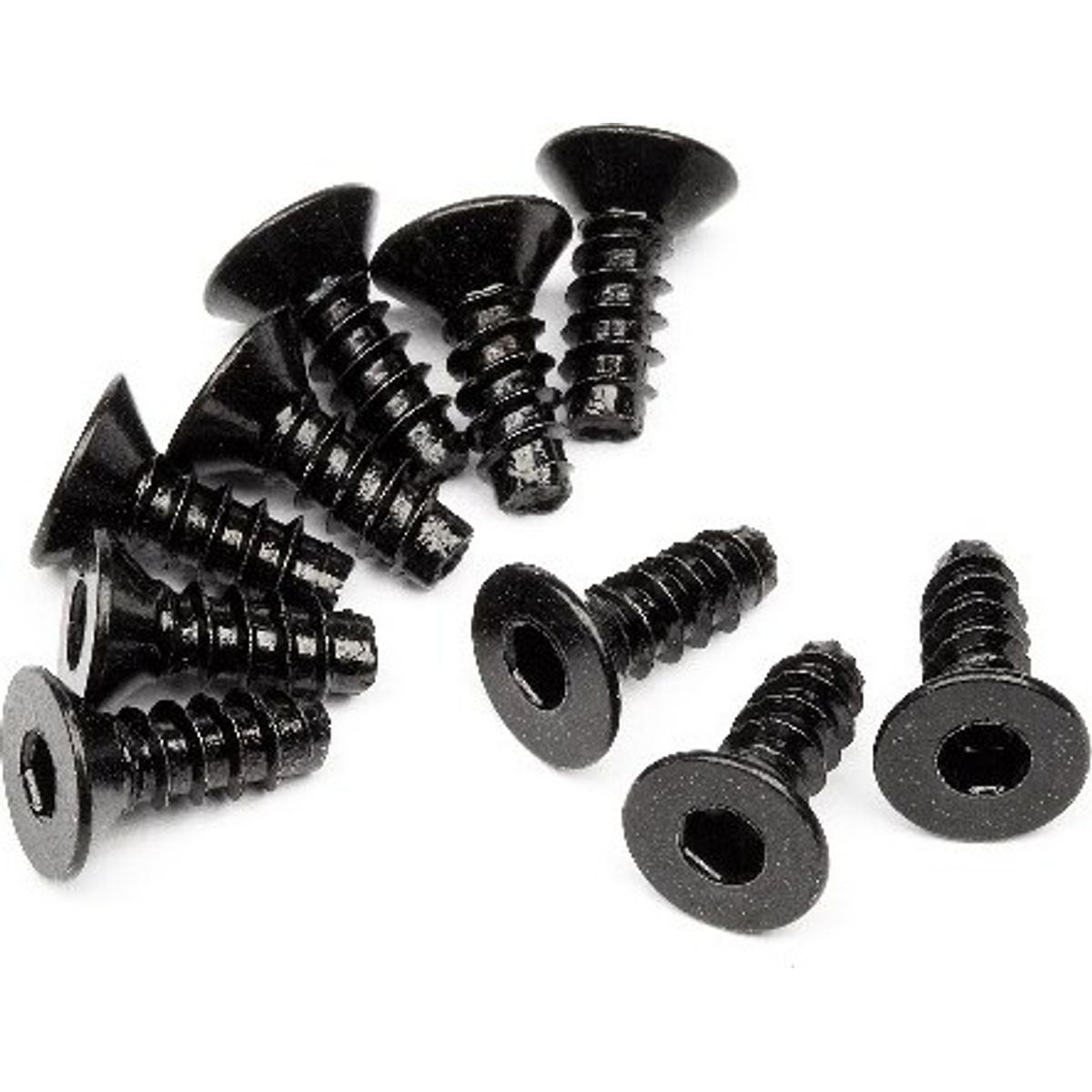 Tp. Flat Head Screw M3x8mm (hex Socket/10pcs) - Hp94303 - Hpi Racing