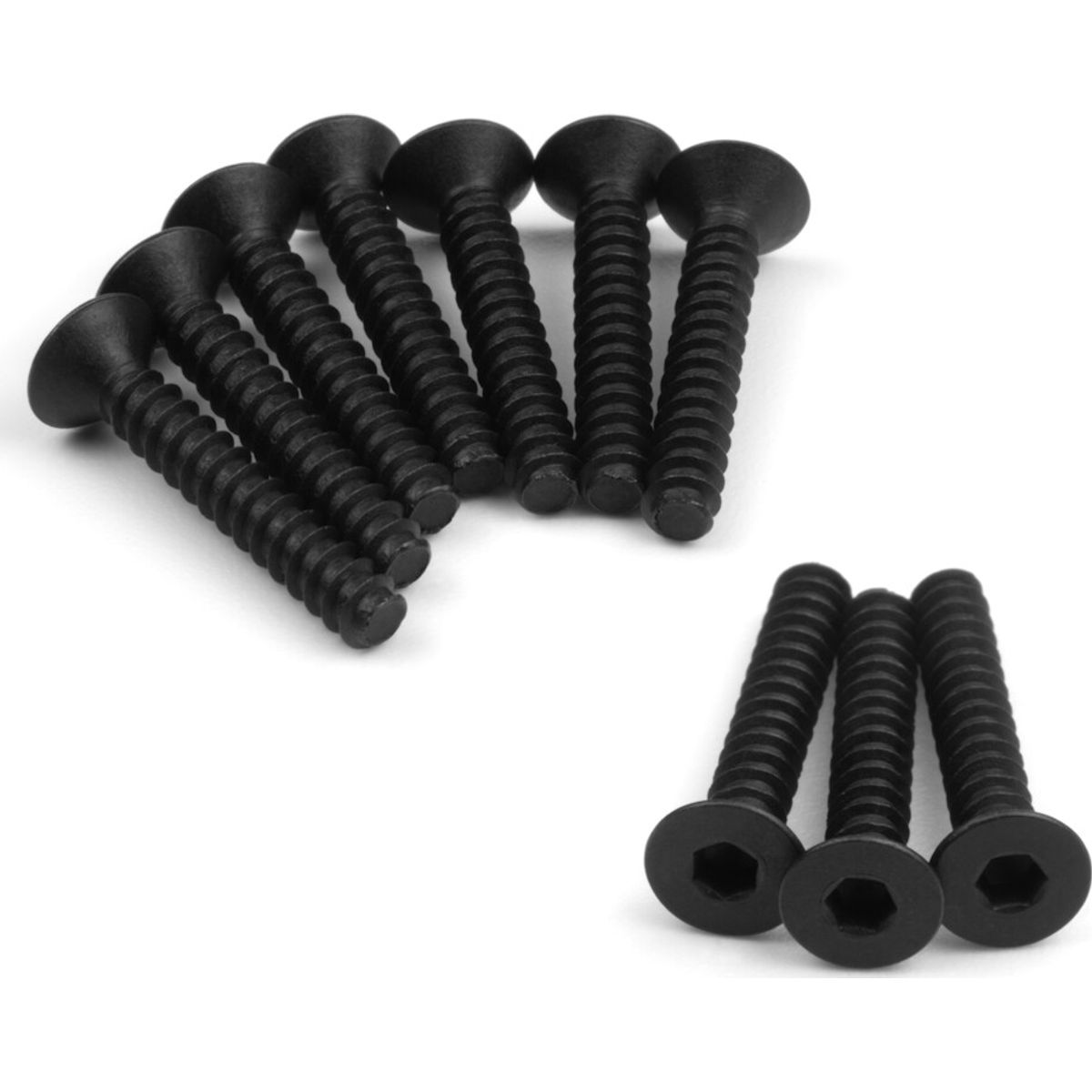 Tp. Flat Head Screw M3x18mm (hex Socket/10pcs) - Hp160593 - Hpi Racing