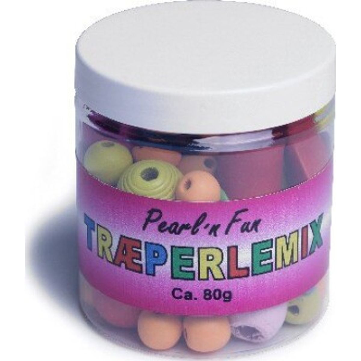 Pearl 'n Fun Perler - Træperlemix 80 G