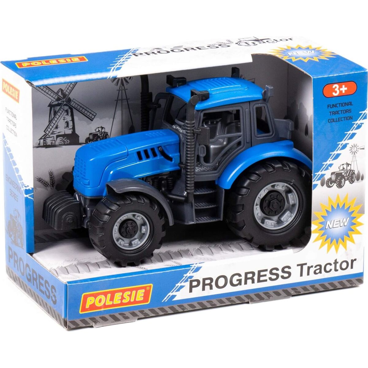 Legetøjs Traktor Til Børn - Progress - Polesie - 18 Cm