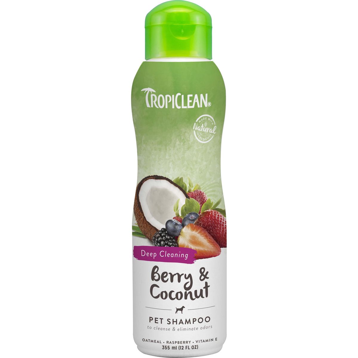 Tropiclean - Hundeshampoo - Berry & Coconut 355 Ml