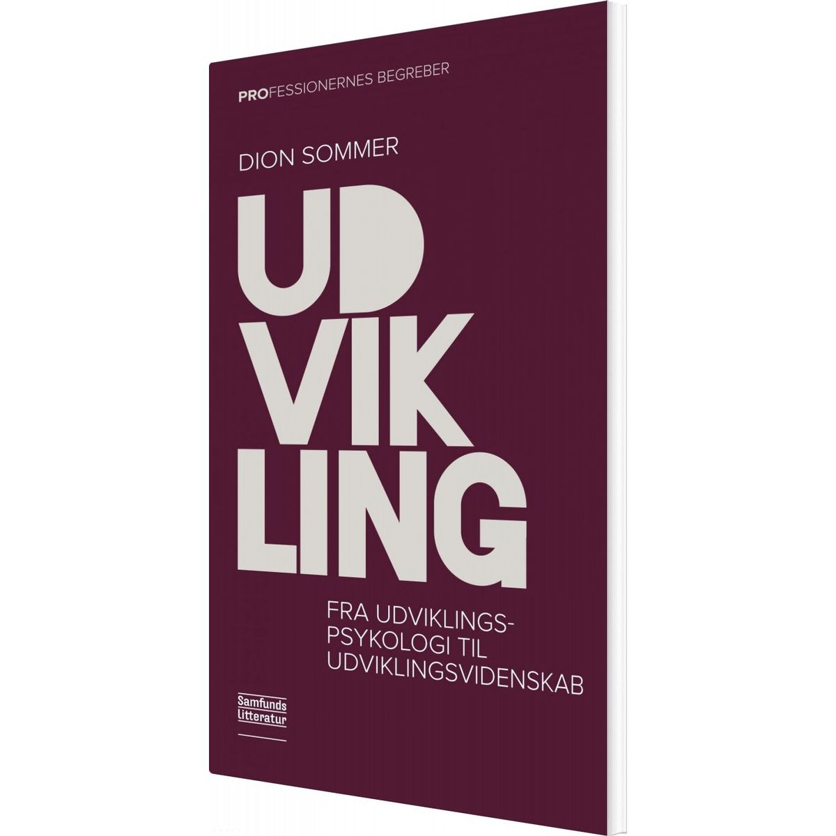 Udvikling - Dion Sommer - Bog