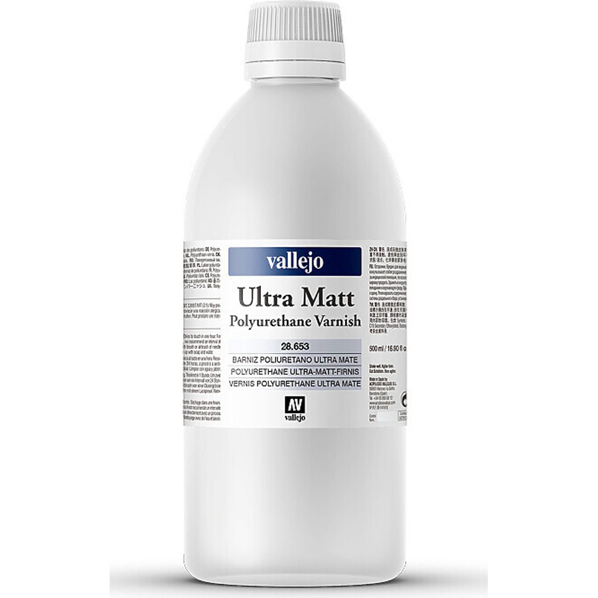 Vallejo - Ultra Matt Varnish 500 Ml - Mat Lak