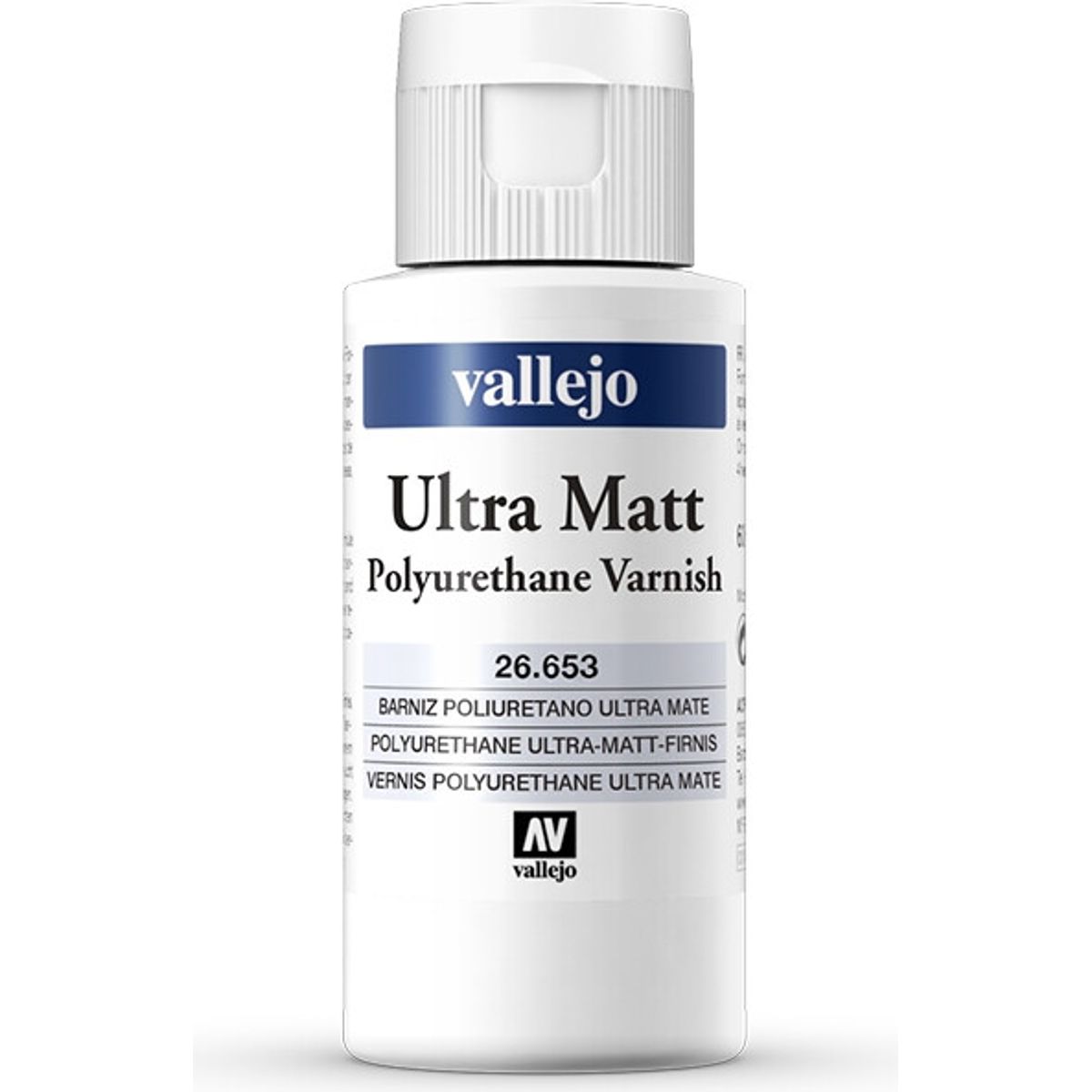 Vallejo - Ultra Matt Polyurethan Varnish - Polyurethan Lak - 60 Ml - 26653