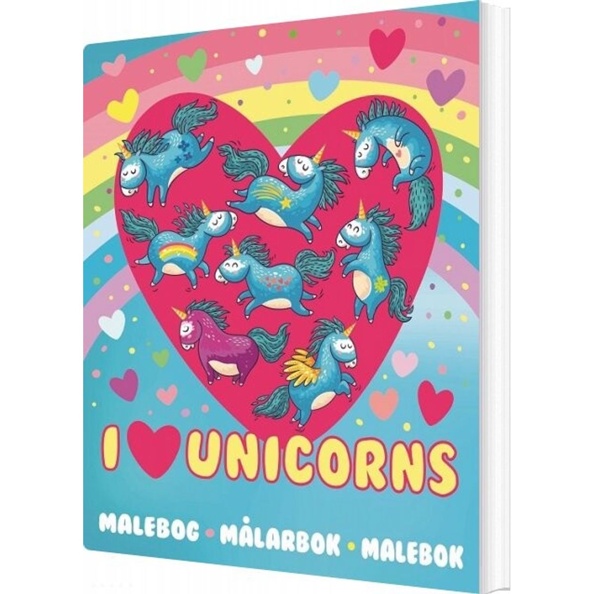 Malebog - I Love Unicorns - Bog