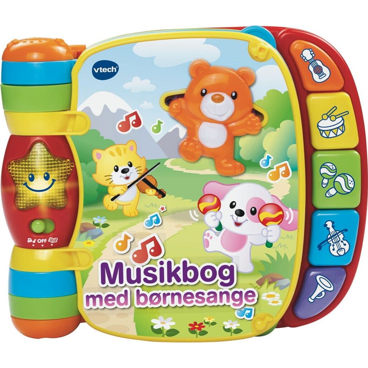 Vtech - Baby Musikbog Med Børnesange - Dansk