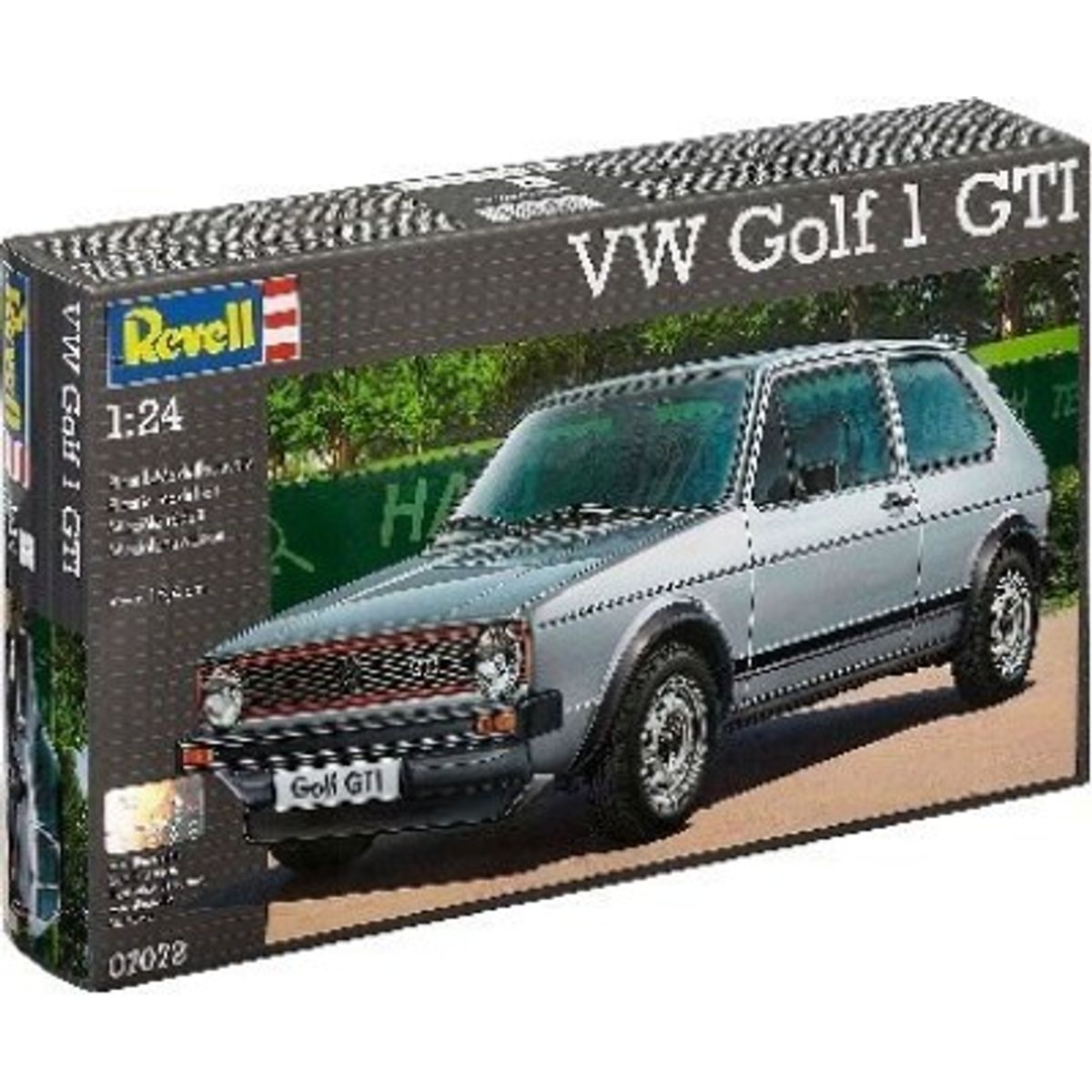 Revell - Volkswagen Vw Golf 1 Gti Bil Model Byggesæt - 1:24 - 07072