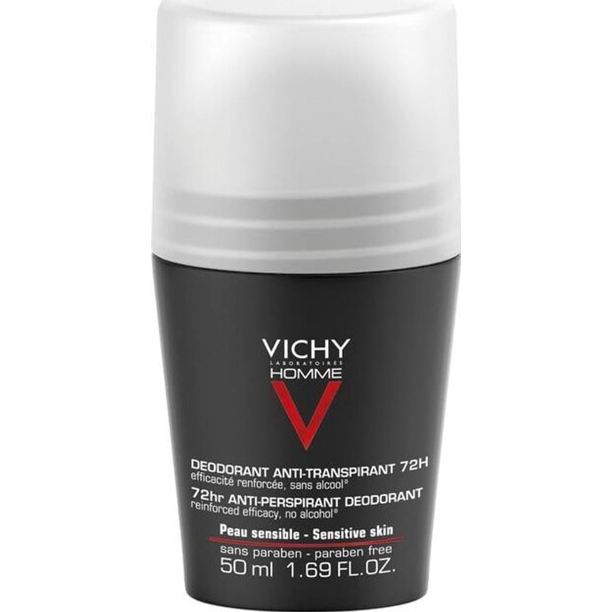 Vichy Homme - 72 Hour Antiperspirant Deodorant 50 Ml