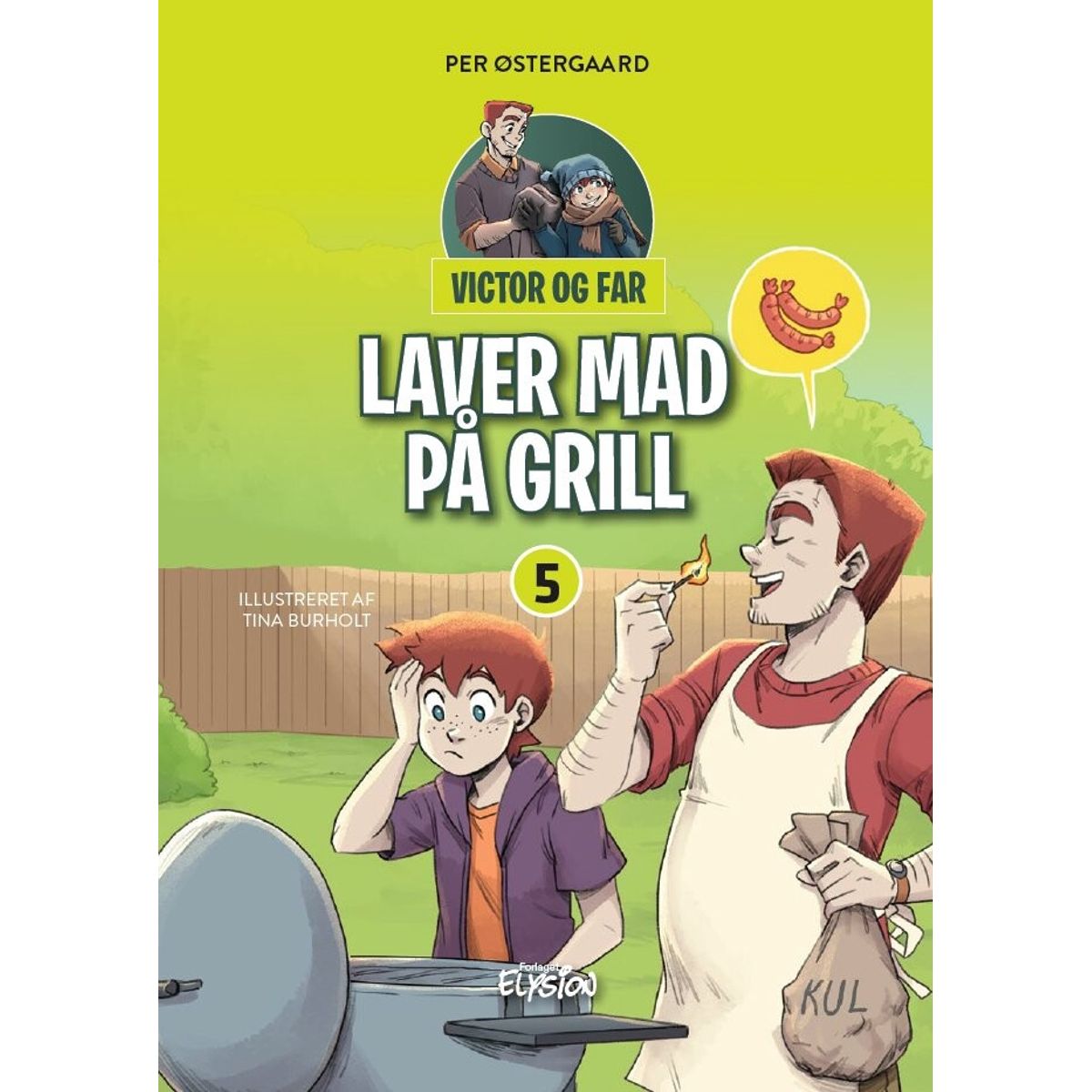 Victor Og Far Laver Mad På Grill - Per østergaard - Bog