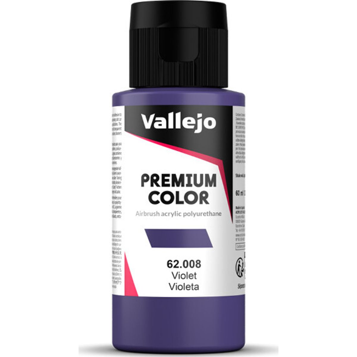 Vallejo - Premium Airbrush Maling - Violet 60 Ml