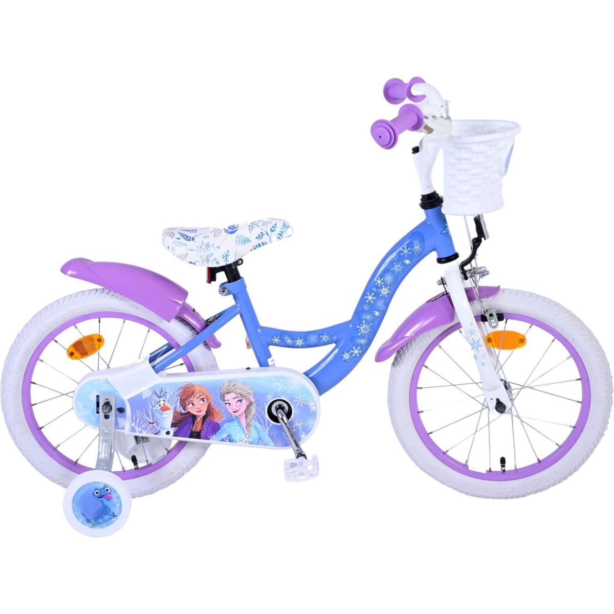 Frost - Børnecykel Med Støttehjul - 16'' - Disney Frost 2 - Volare