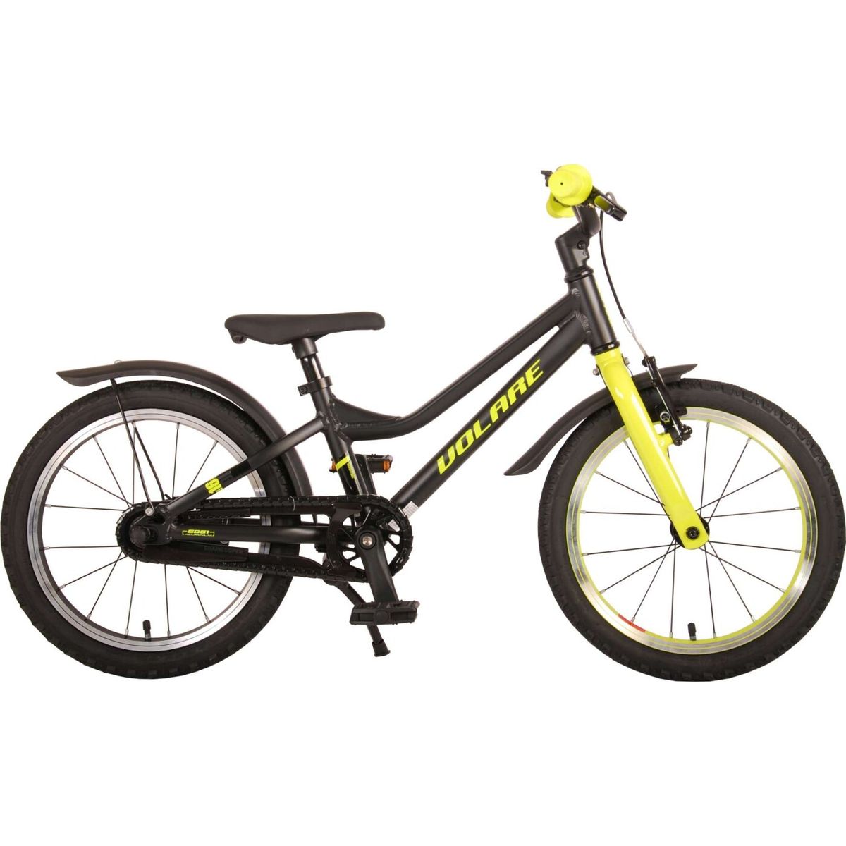 Volare - Børnecykel - 16'' - Blaster - Sort Og Lime Grøn