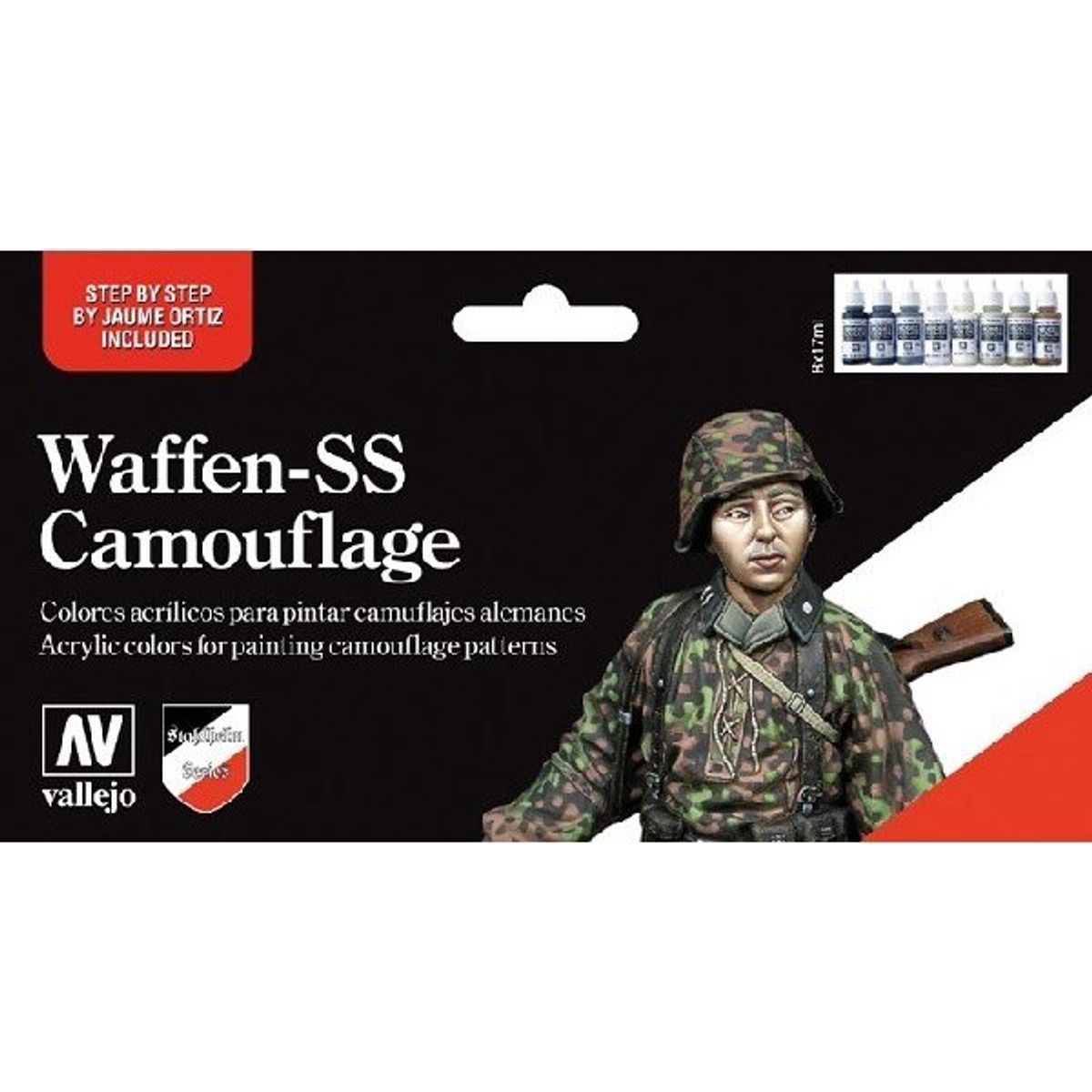 Vallejo - Waffen-ss Camouflage Set 8x17 Ml - 70180