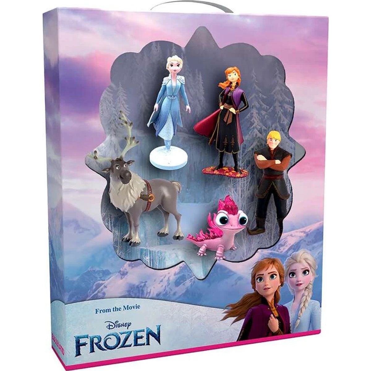 Bullyland Figurer - Frost 2 - Disney - 5 Figurer I Gaveæske - 13414