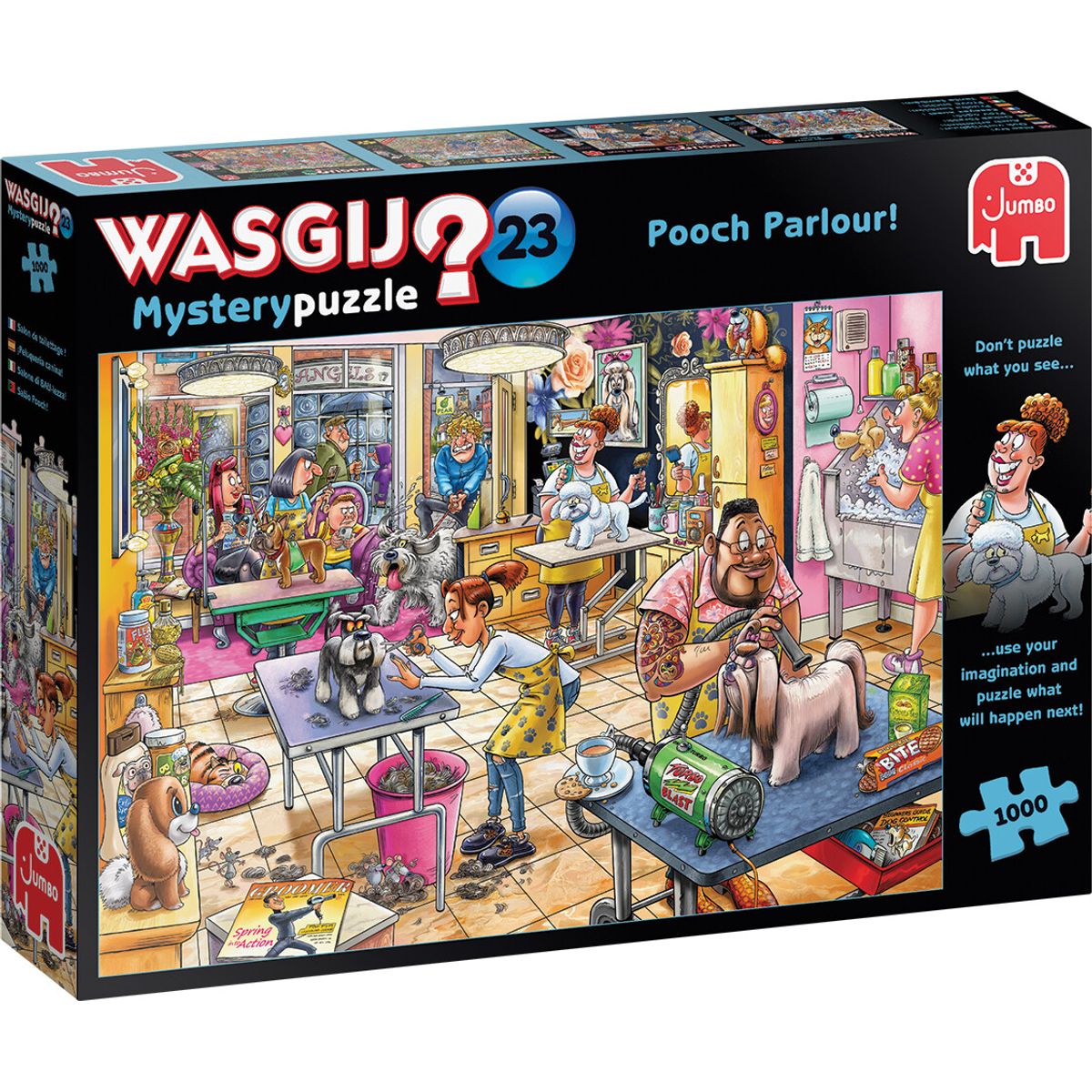 Wasgij - Mystery 23 Puslespil - 1000 Brikker - Pooch Parlour!