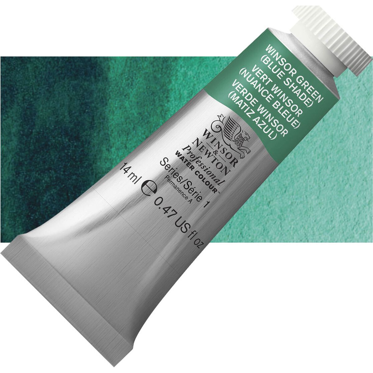 Winsor & Newton - Akvarelfarve - Winsor Green Blue Shade 14 Ml