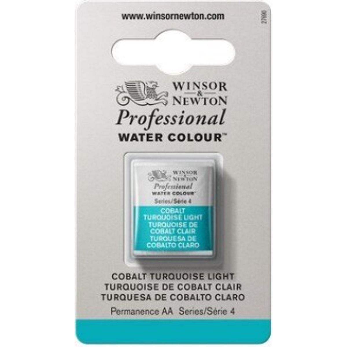 Winsor & Newton - Akvarelfarve 1/2 Pan - Cobalt Turquoise