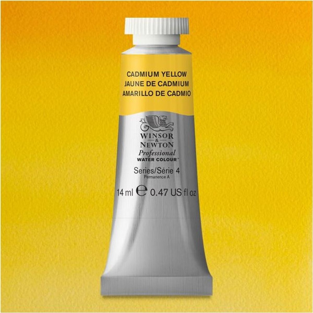 Winsor & Newton - Akvarelfarve - Cadmium Yellow 14 Ml