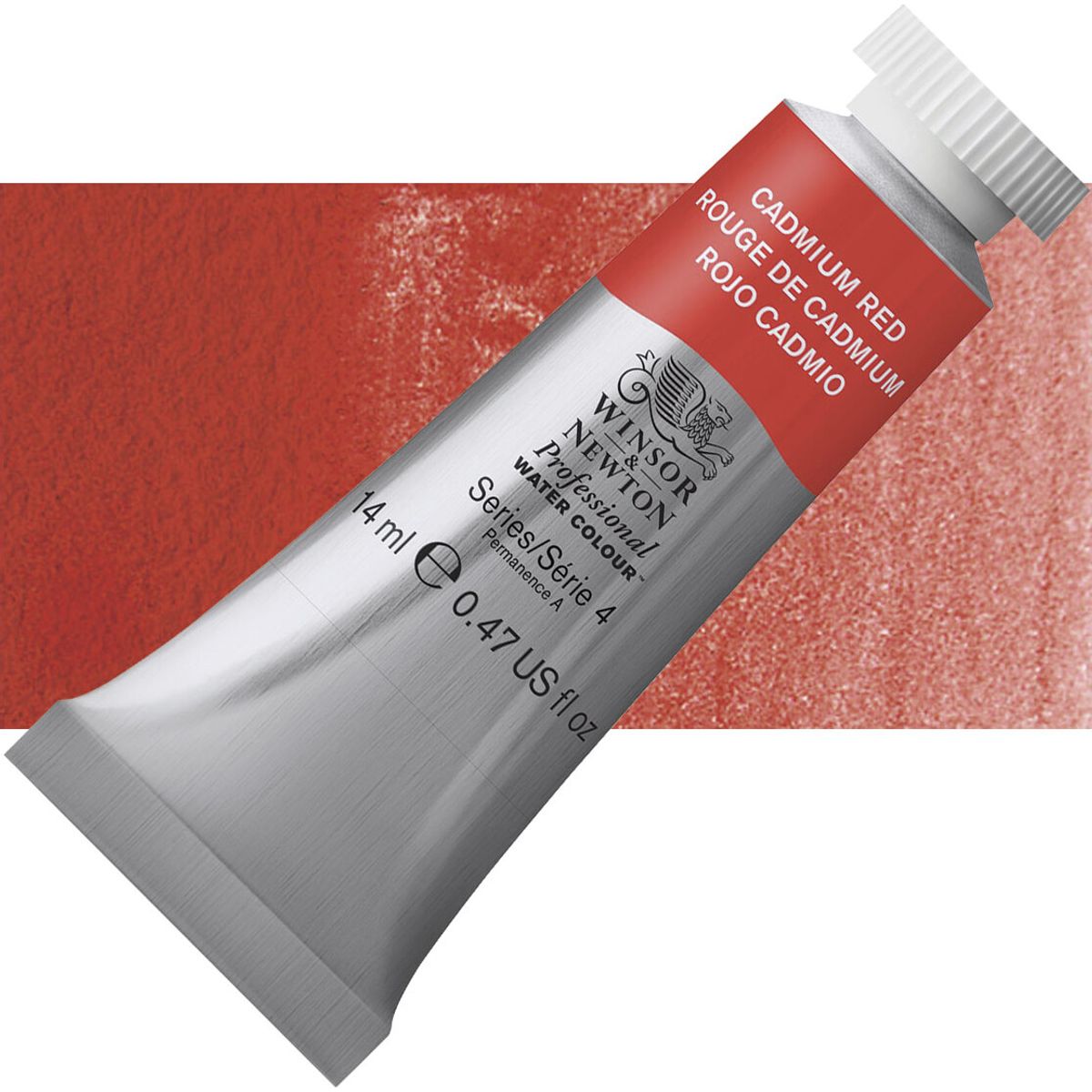 Winsor & Newton - Akvarelfarve - Cadmium Red 14 Ml