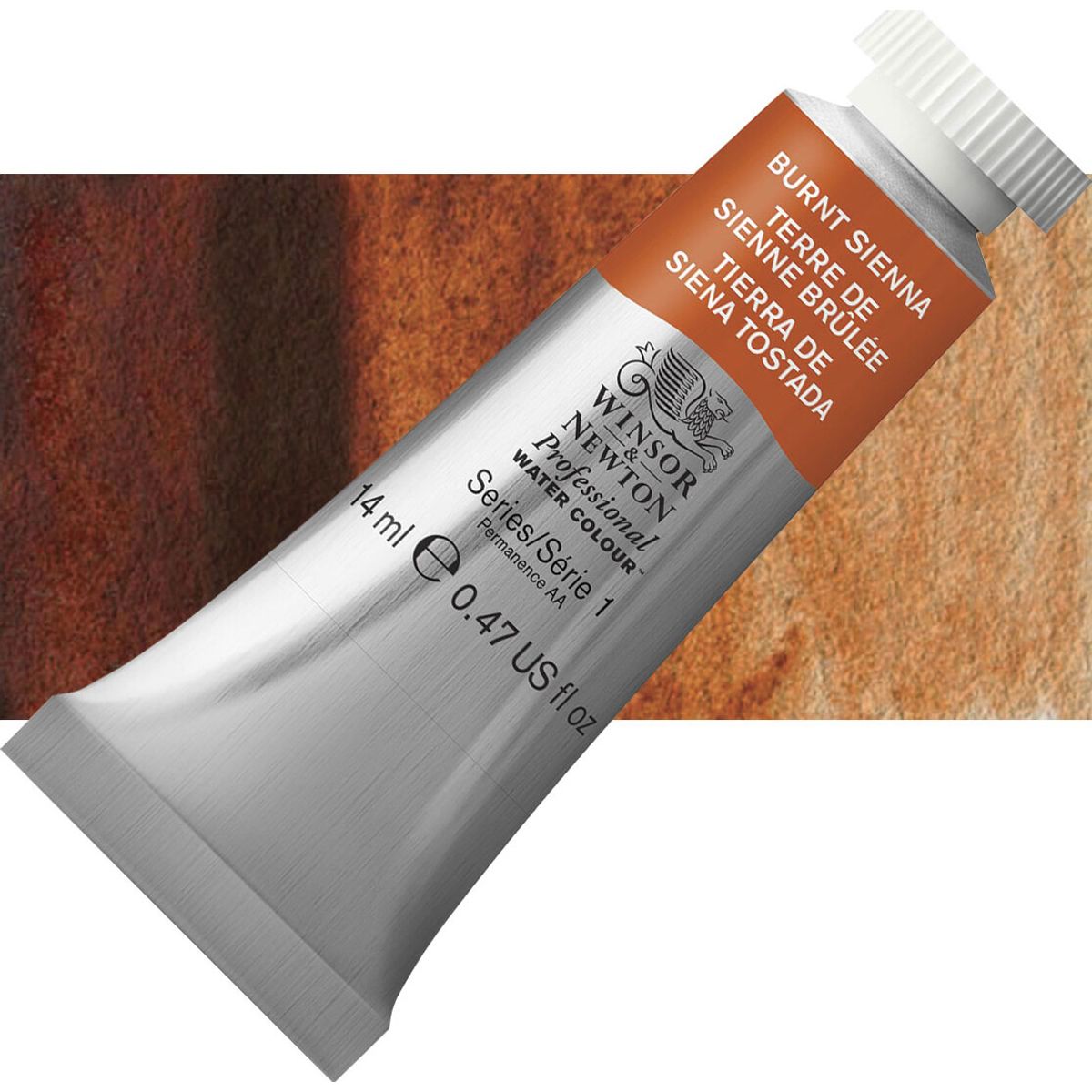 Winsor & Newton - Akvarelfarve - Burnt Sienna 14 Ml