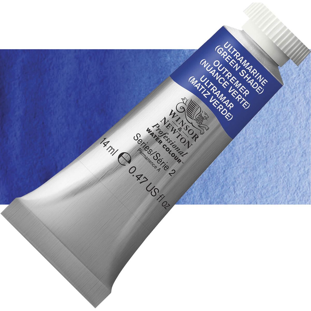 Winsor & Newton - Akvarelfarve - Ultramarine - Green Shade 14 Ml