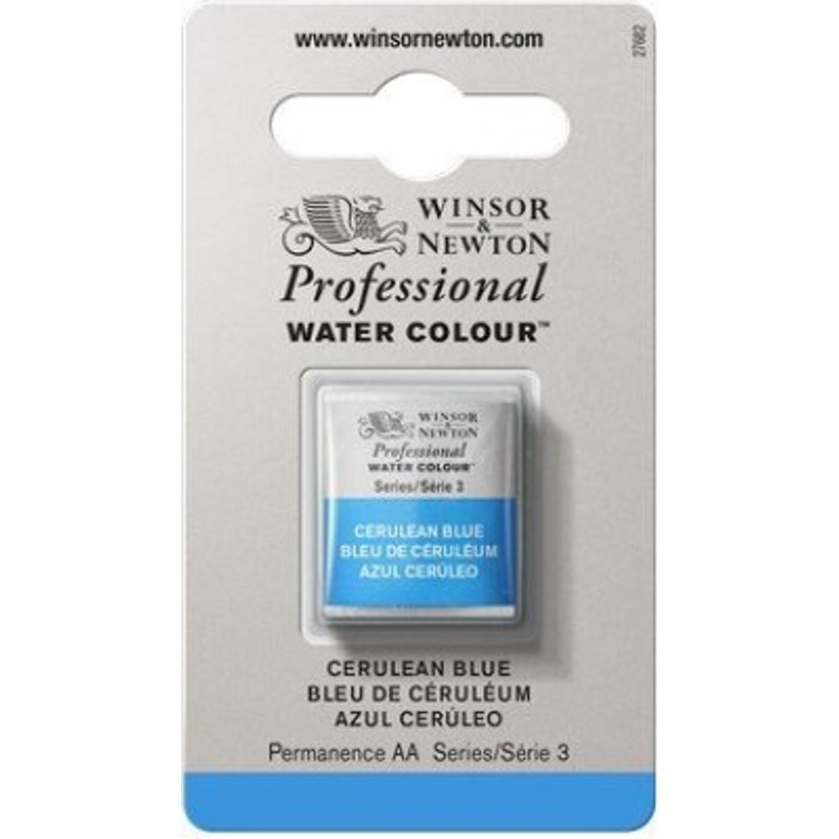 Winsor & Newton - Akvarelfarve 1/2 Pan - Cerulean Blue