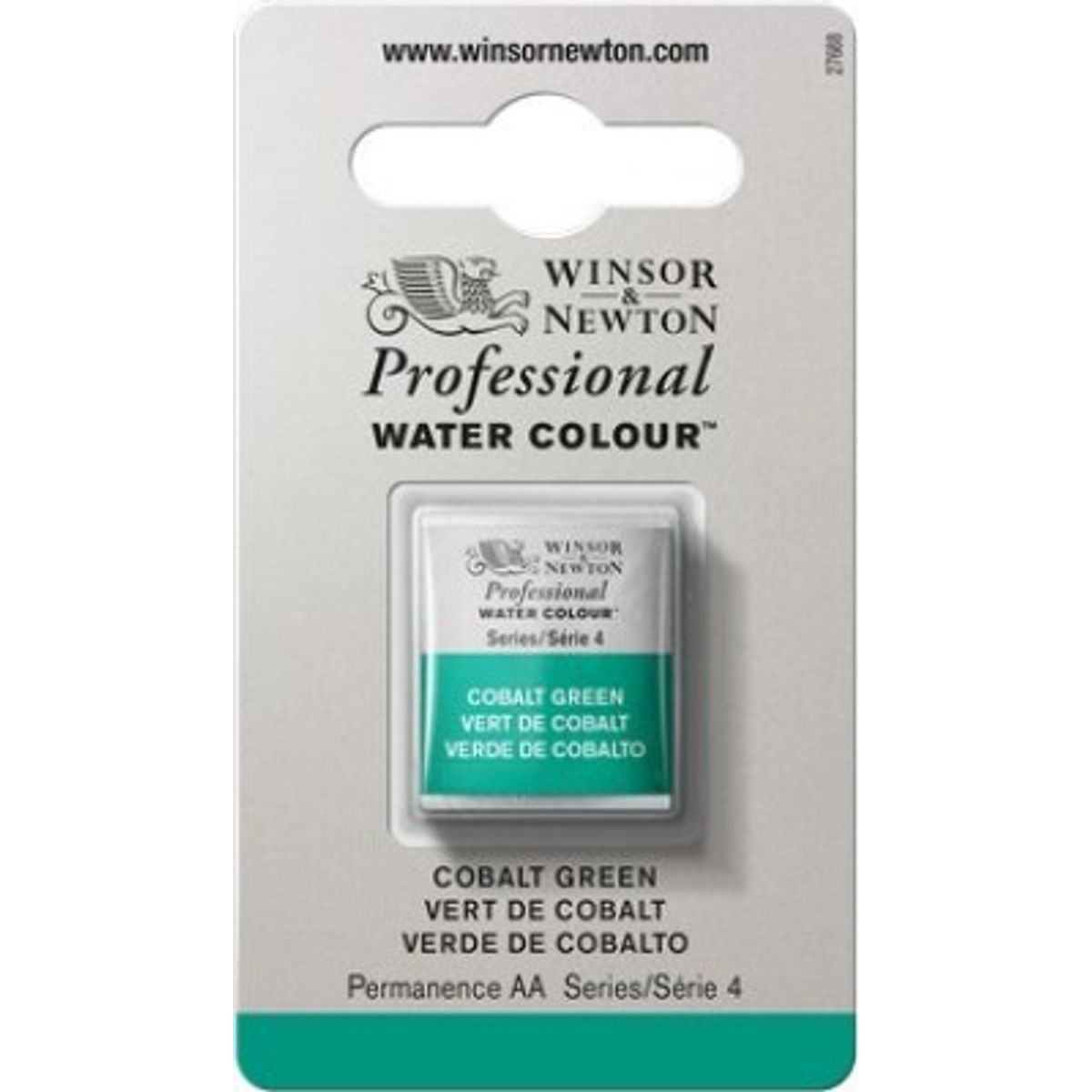 Winsor & Newton - Akvarelfarve 1/2 Blok - Cobalt Green