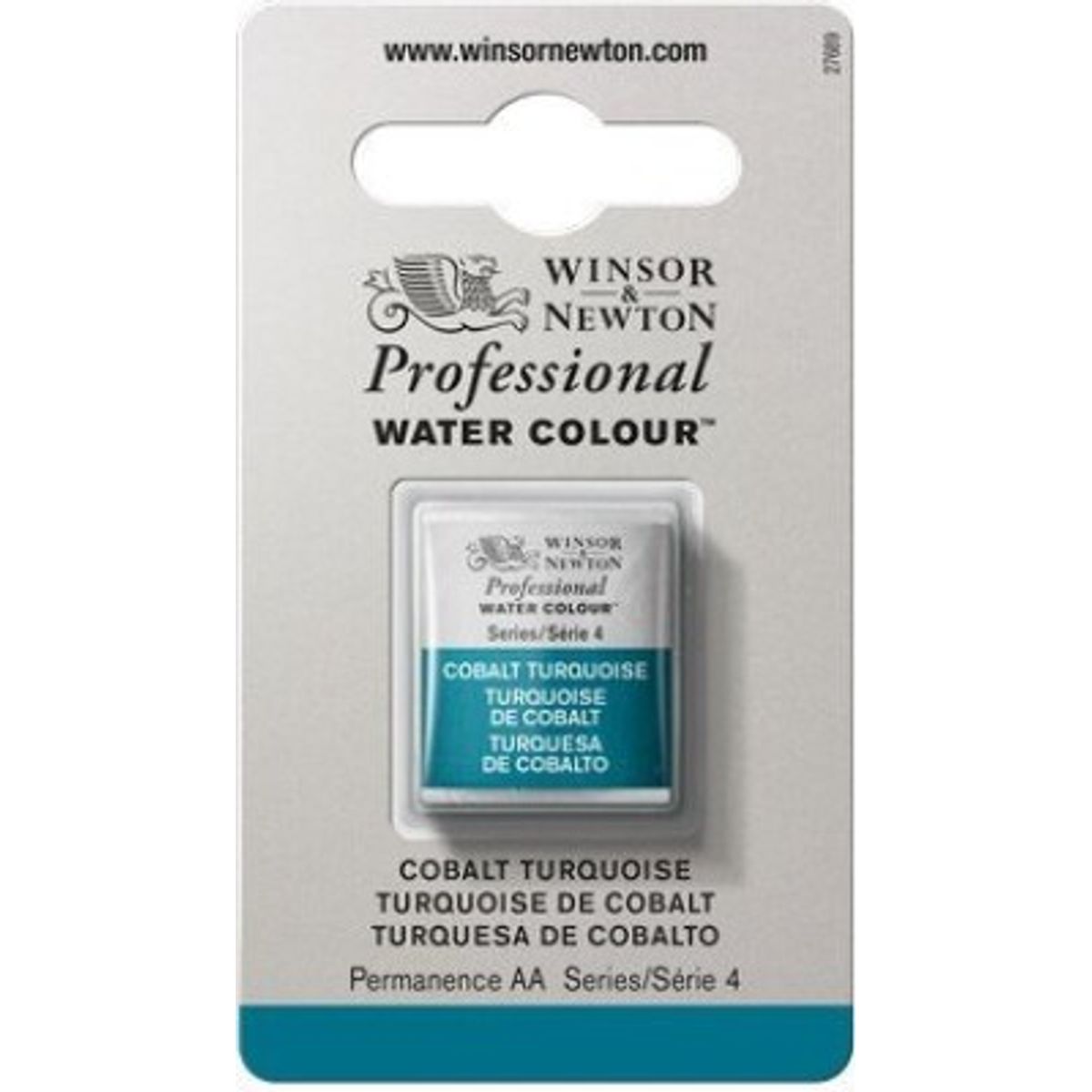 Winsor & Newton - Akvarelfarve 1/2 Pan - Cobalt Turquoise