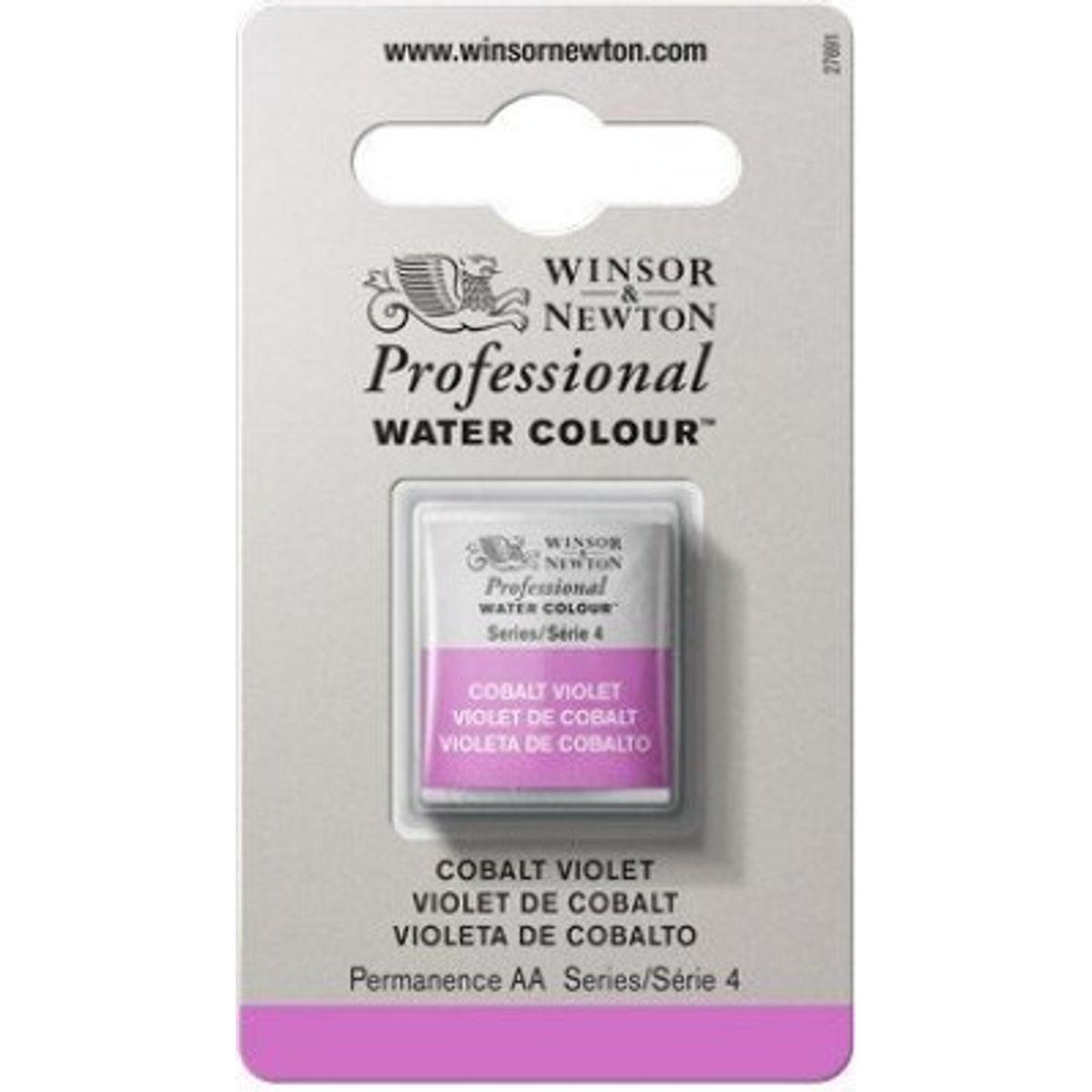 Winsor & Newton - Akvarelfarve 1/2 Pan - Cobalt Violet