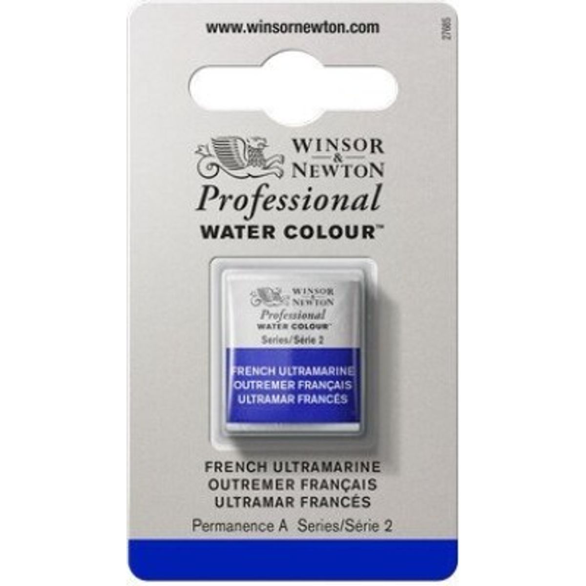 Winsor & Newton - Akvarelfarve 1/2 Pan - French Ultramarine