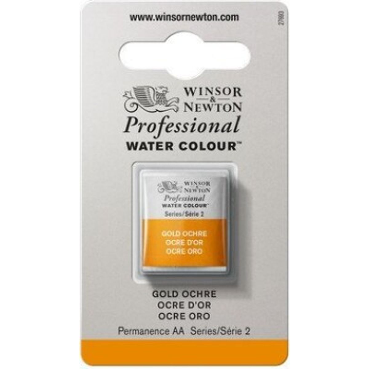 Winsor & Newton - Akvarelfarve 1/2 Pan - Gold Ochre