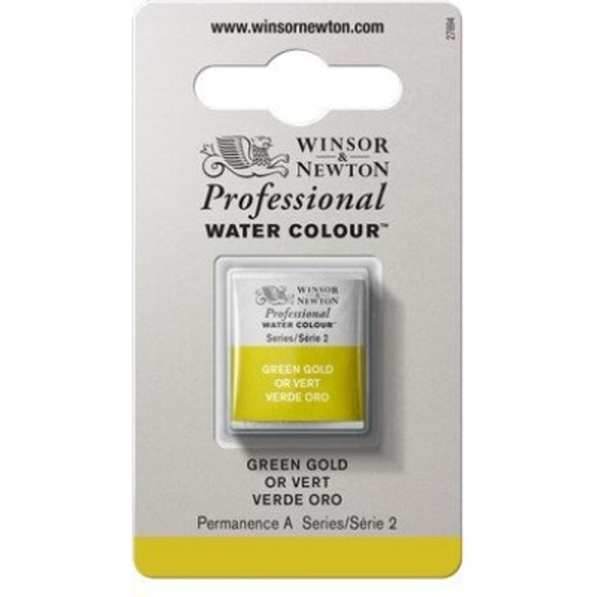 Winsor & Newton - Akvarelfarve 1/2 Pan - Green Gold