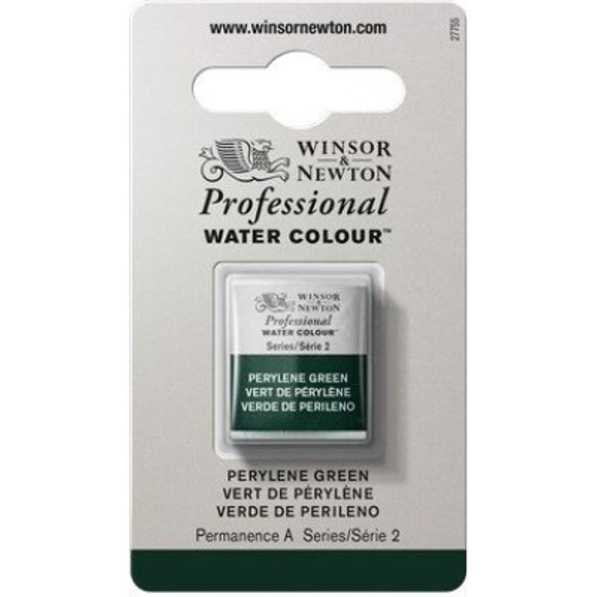 Winsor & Newton - Akvarelfarve 1/2 Blok - Perylene Green