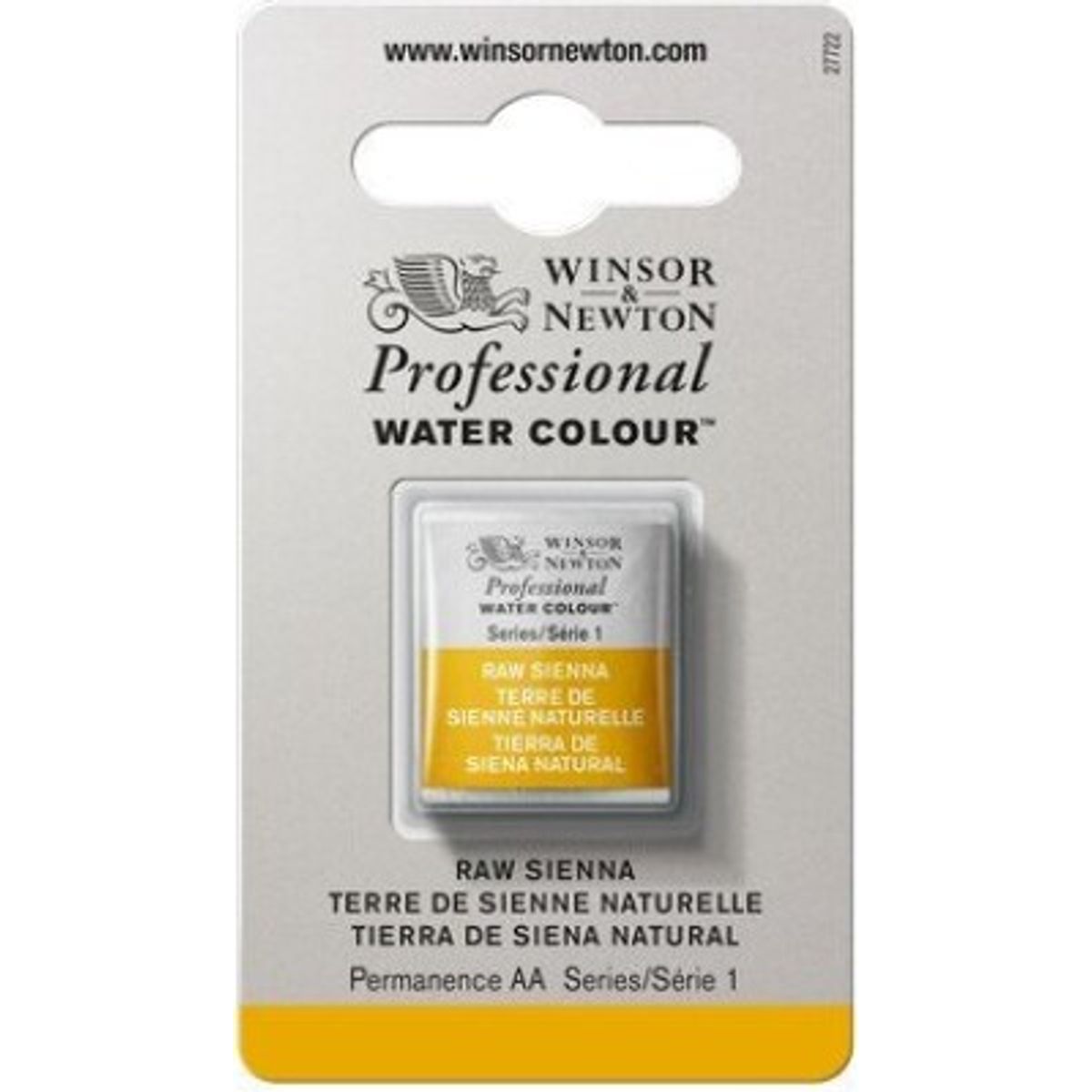 Winsor & Newton - Akvarelfarve 1/2 Pan - Raw Sienna