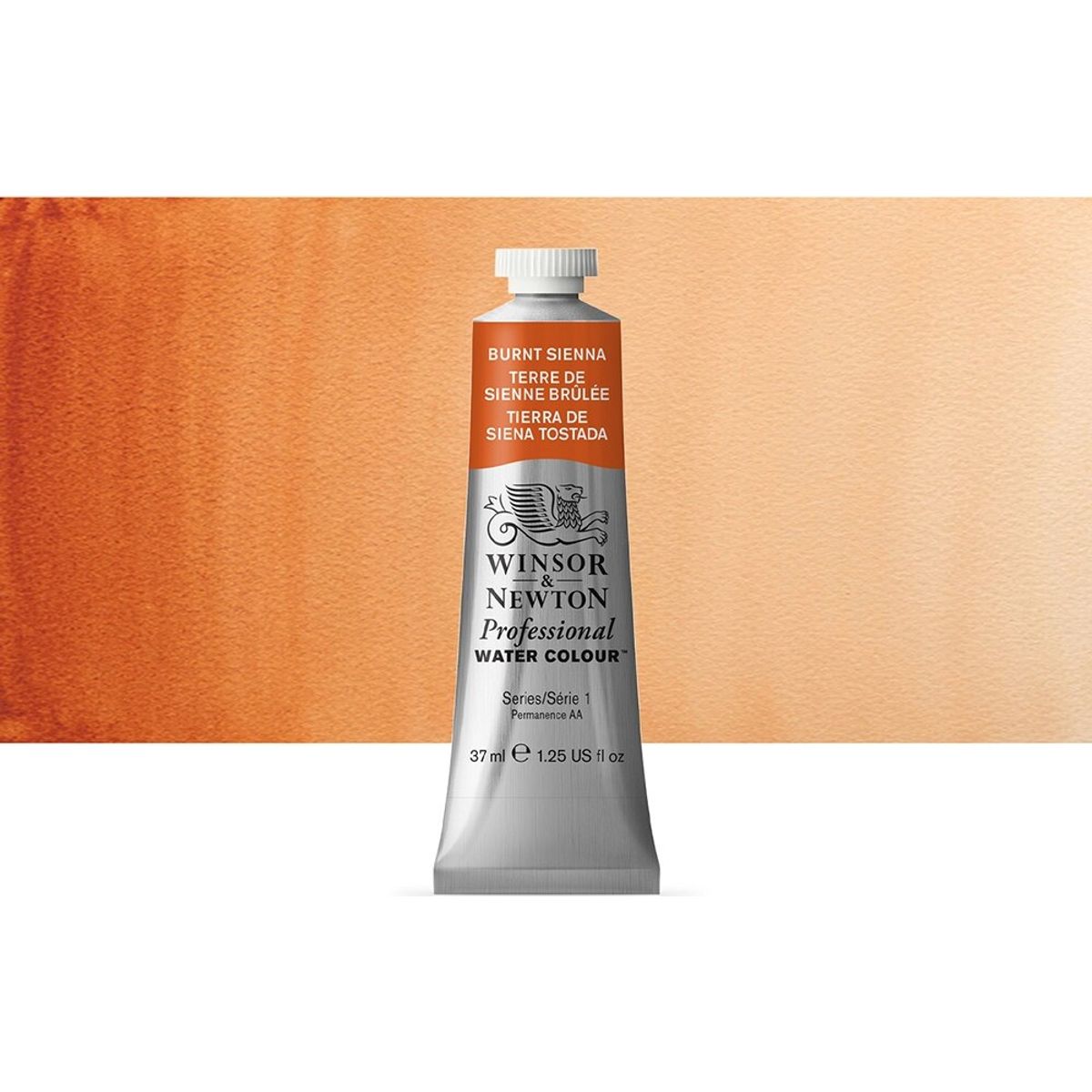 Winsor & Newton - Akvarelfarve - Burnt Sienna 37 Ml