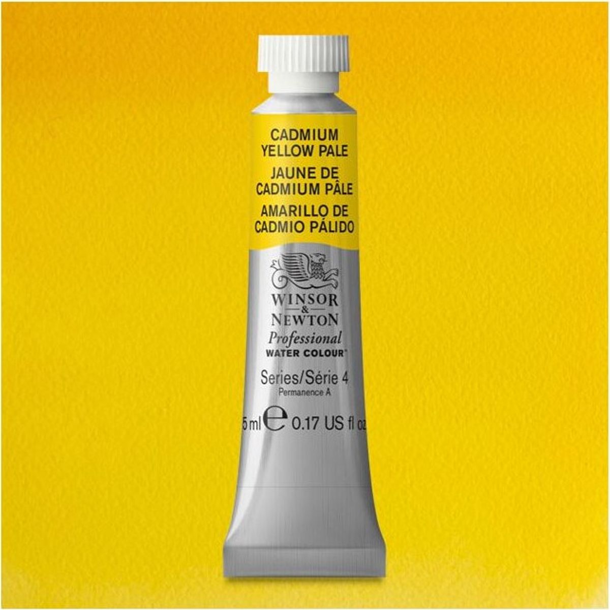 Winsor & Newton - Akvarelfarve - Cadmium Yellow Pale 5 Ml