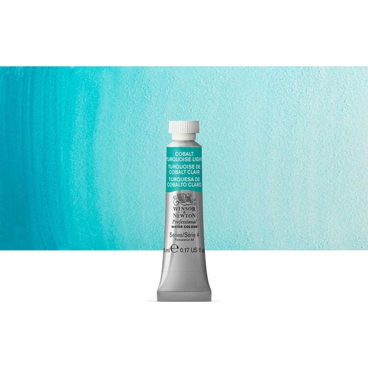 Winsor & Newton - Akvarelfarve - Cobalt Turquoise Light 5 Ml