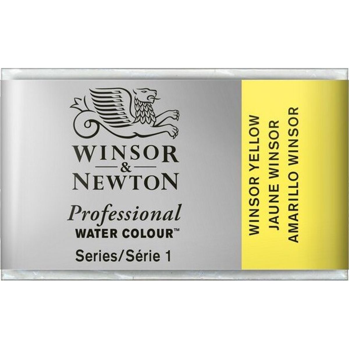 Winsor & Newton - Akvarelfarve 1/2 Pan - Winsor Yellow