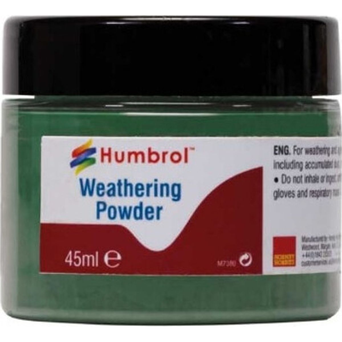 Humbrol - Weathering Powder - Oxideret Grøn 45 Ml