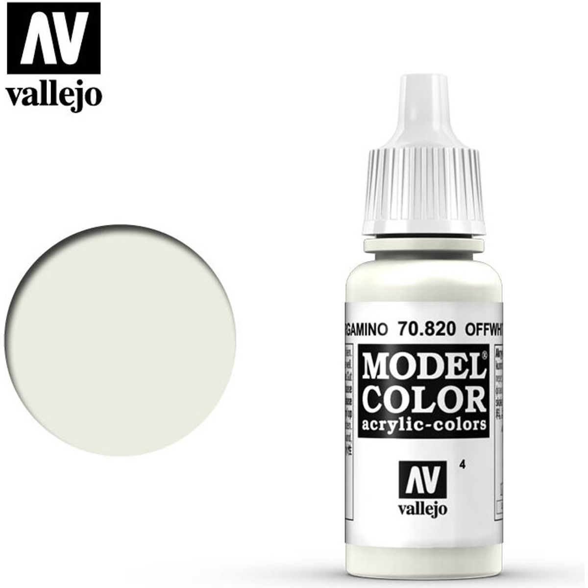 Vallejo - Model Color - Off White Mat - 17-18 Ml - 70820