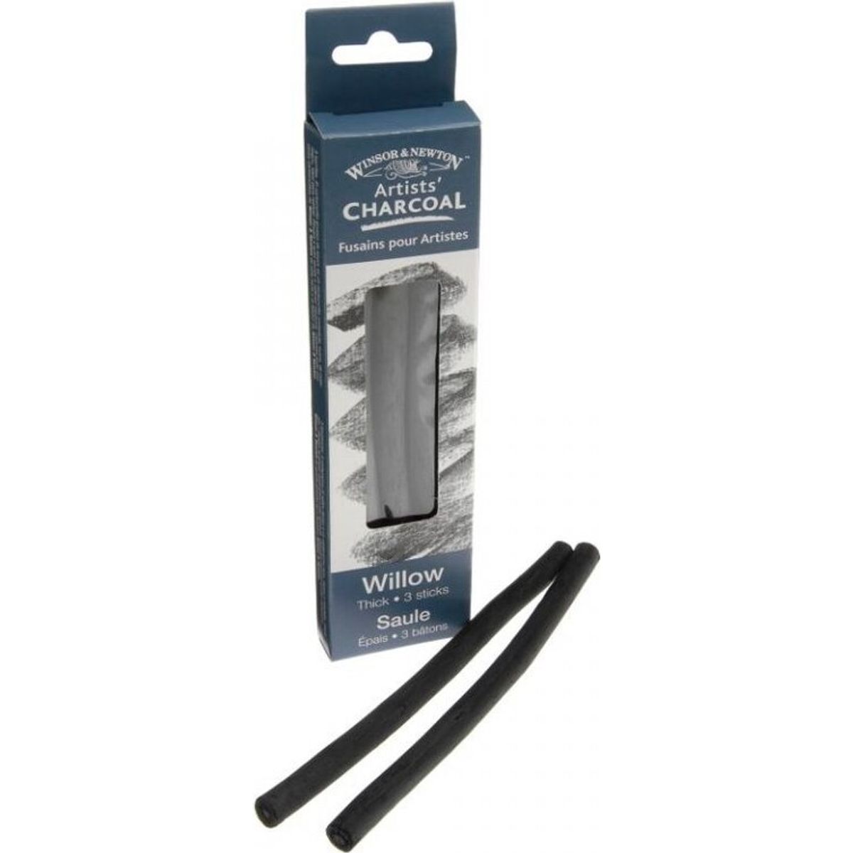 Winsor & Newton - Tegnekul - Charcoal Willow Thick - 3 Stk.