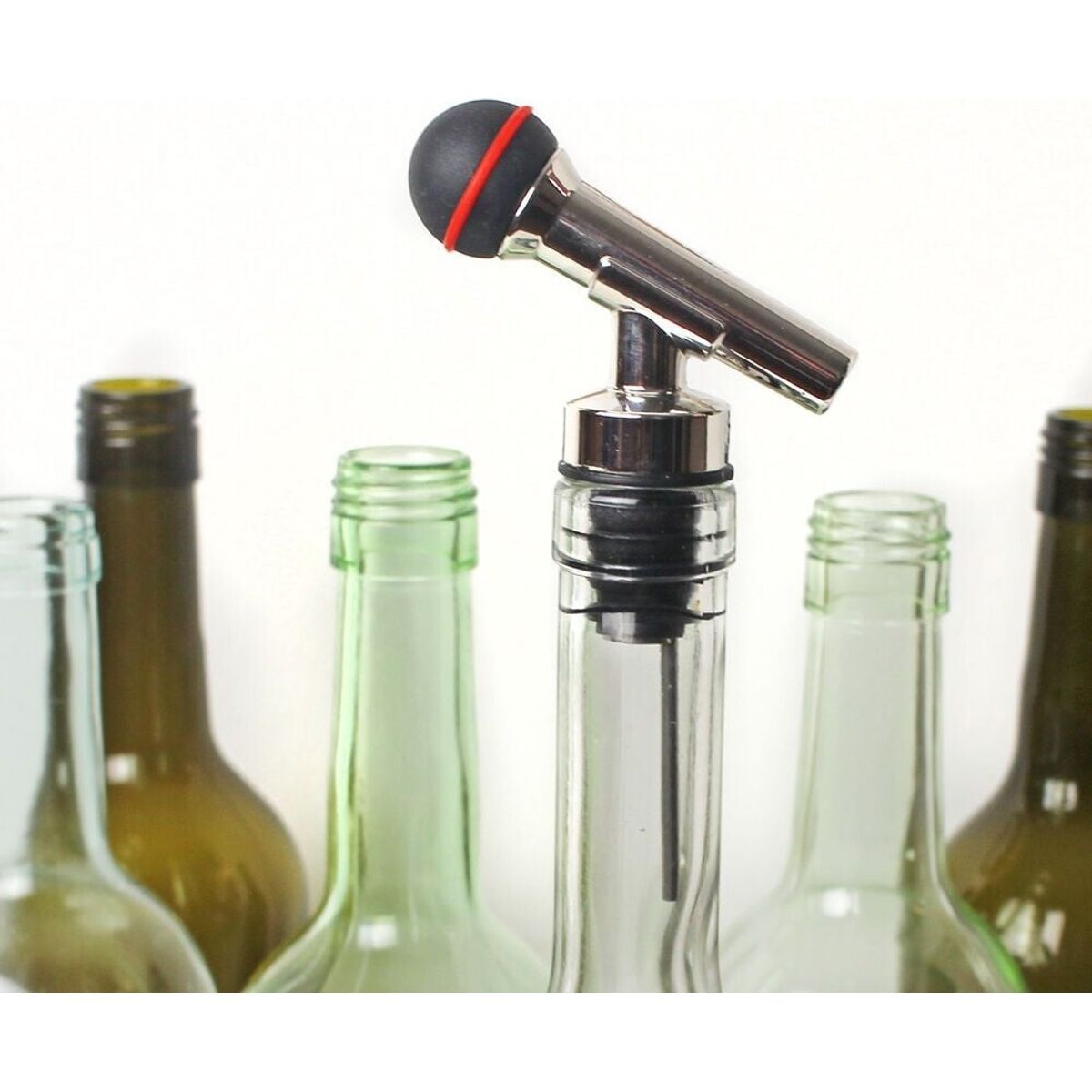 Winkee - Drinks Markører - Microphone Bottle Stop And Pourer