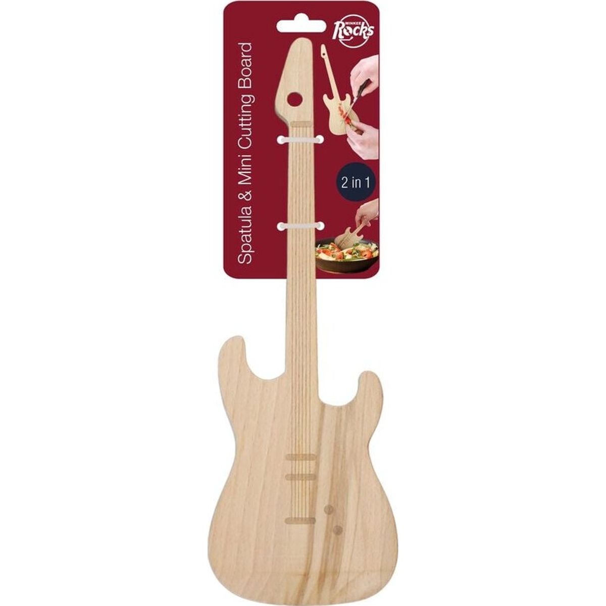 Winkee - Guitar Spatula And Mini Cutting Board